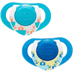 Chupete Caucho Chicco Physio Anatomico 12 M+ 2 Uds.