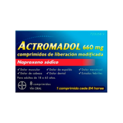 Actromadol 660 mg comprimidos de liberacion modificada
