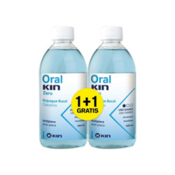 Oralkin Zero Duplo Enjuague 500 Ml. 2X1