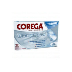 Corega Blanqueador 30 Tabletas