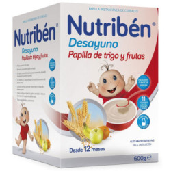 Nutriben Desayuno Pap. Trigo/ Fruta 900G Baja