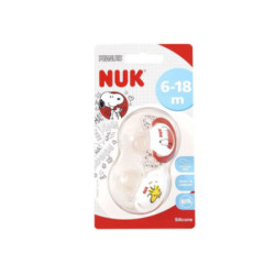 Nuk Snoopy Chupete Silicona T-2 2 U